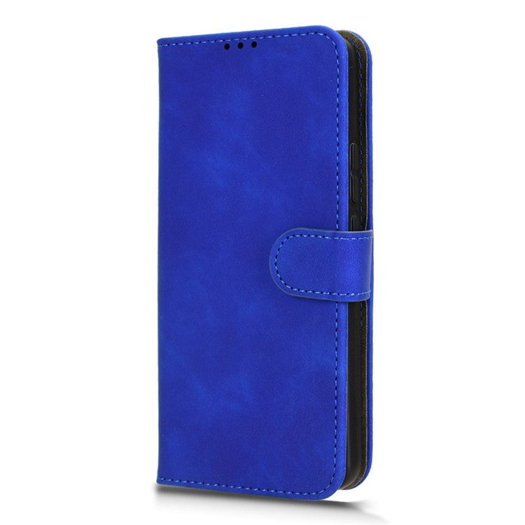 For OnePlus Nord 4 Leather Case Skin-Feel Anti-Drop Wallet Flip Phone Cover - Blue