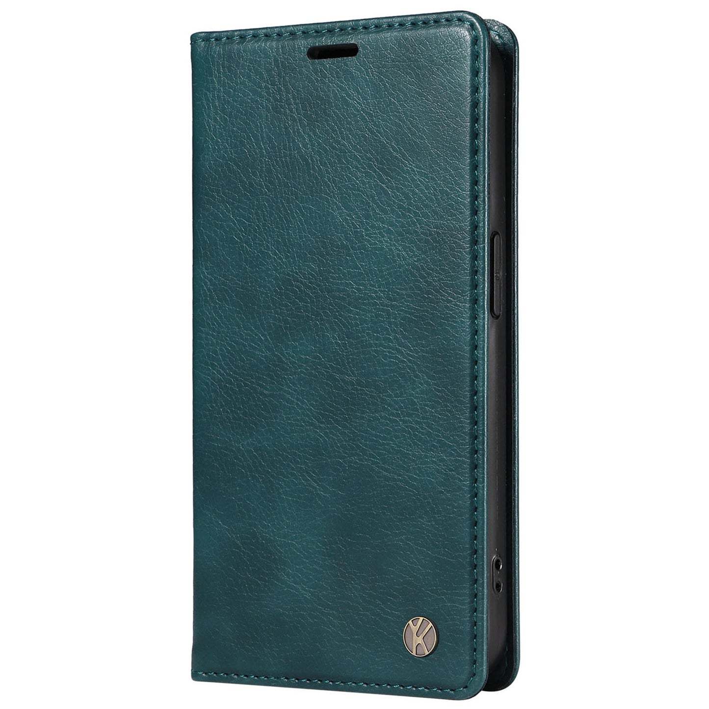 YIKATU YK-006 For Samsung Galaxy A06 Case Wallet Litchi Grain Leather Phone Cover Magnetic Auto-Absorbed - Blue