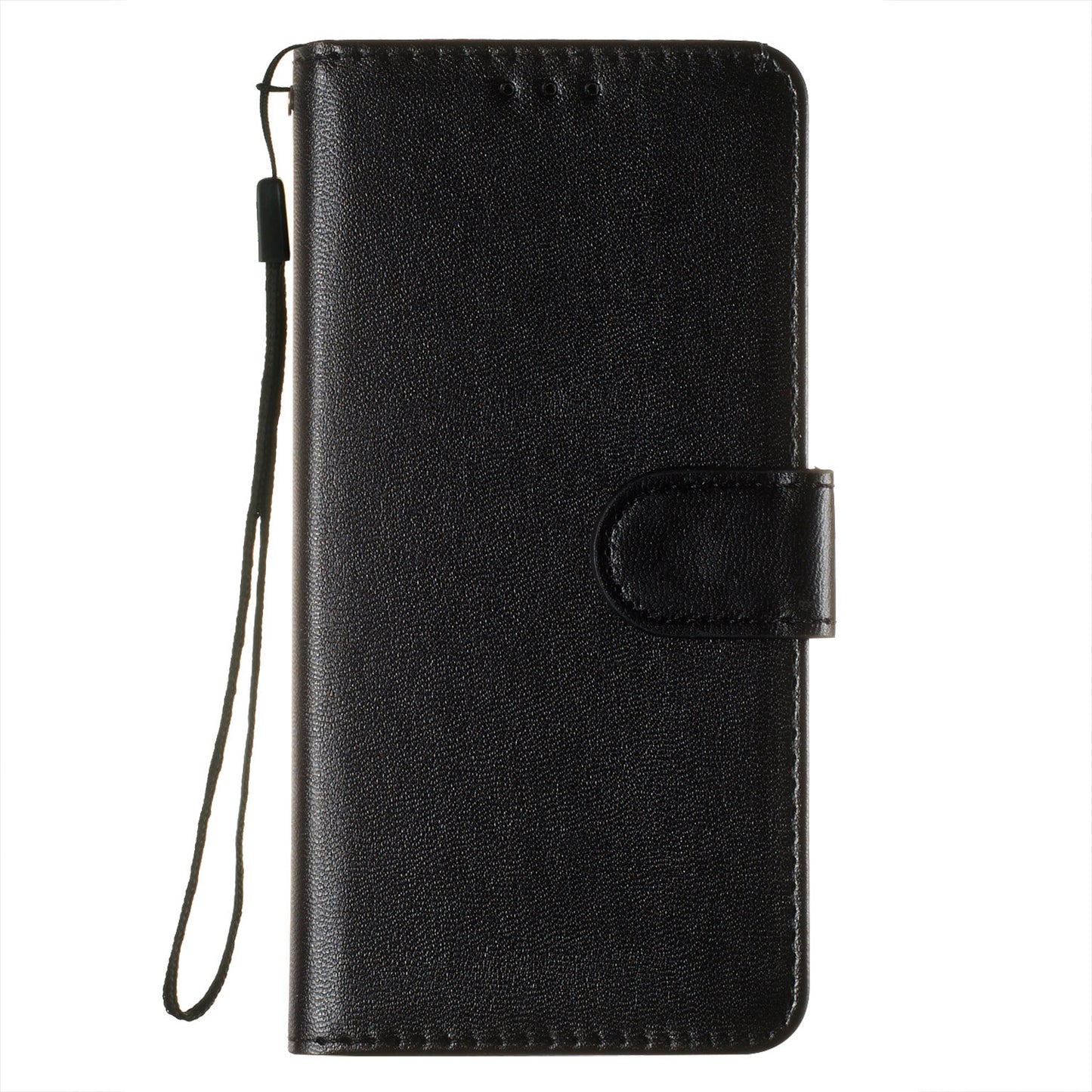 For Samsung Galaxy A06 Case PU Leather Flip Phone Cover Wallet Card Slot Holder - Black