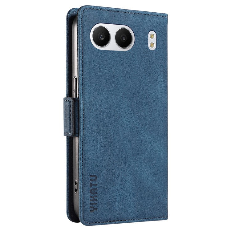 YIKATU YK-005 For OnePlus Nord 4 Case PU Leather Wallet Phone Cover Skin Touch Feeling - Blue