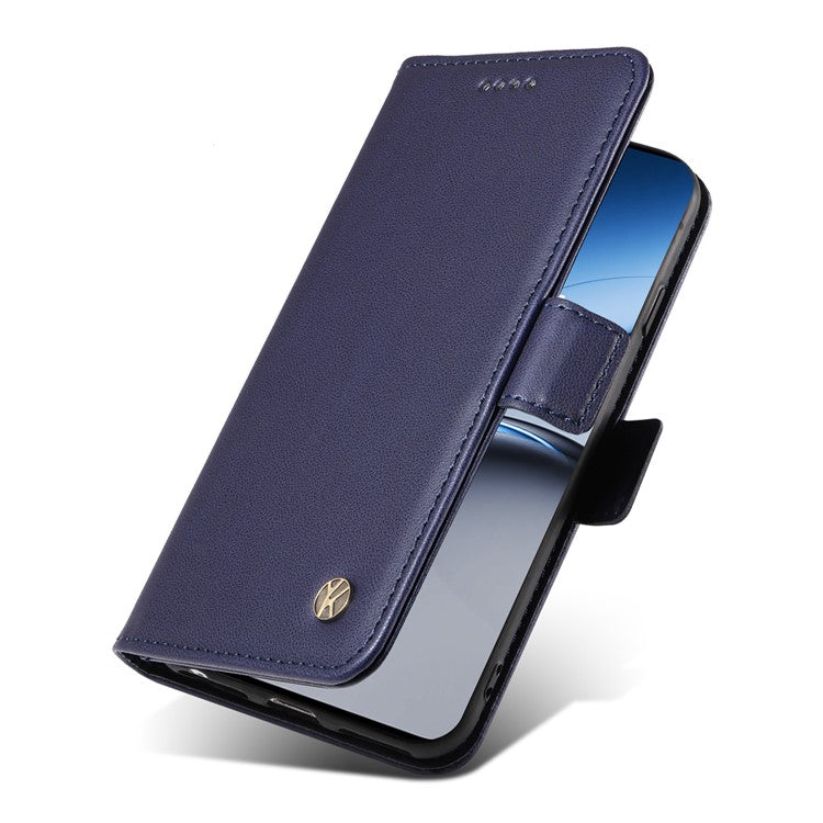 YIKATU YK-003 For OnePlus Nord 4 Case Wallet Stand Leather Phone Cover Side Buckle - Sapphire