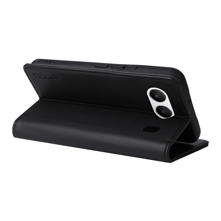 YIKATU YK-001 For OnePlus Nord 4 Case Stand Leather Phone Cover Strong Magnetic Closure - Black