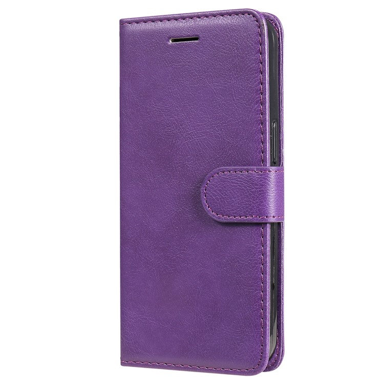 KT Leather Series-2 for OnePlus Nord 4 Case Solid Color Leather Phone Cover Wallet Stand - Purple