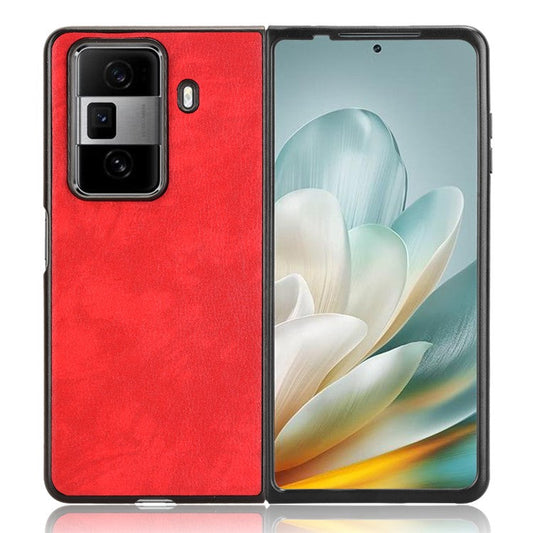 For Honor Magic Vs3 5G Case Litchi Texture PU Leather + PC Phone Cover - Red