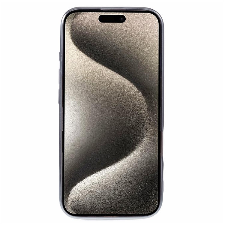 AR Series For iPhone 16 Plus Case Compatible with MagSafe Gear Design TPU Phone Cover with Lens Film - Silver