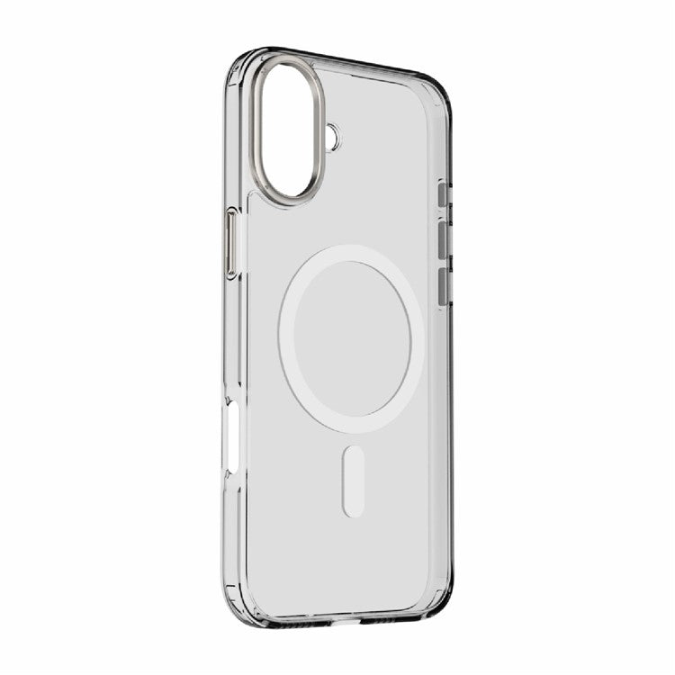 MOMAX MXAP24 For iPhone 16 Magnetic Case Compatible with MagSafe TPU+PC Clear Phone Cover