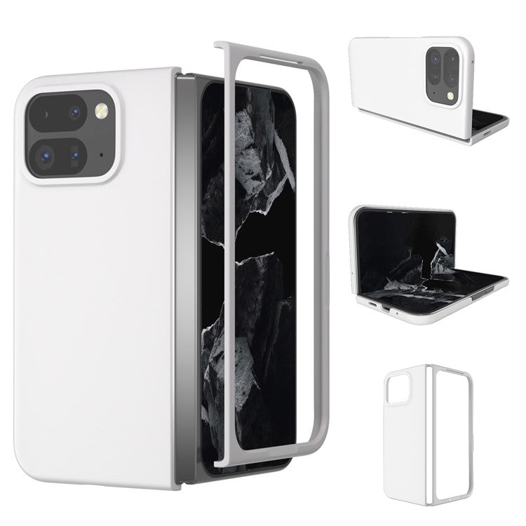 ABEEL For Google Pixel 9 Pro Fold 5G Case Hard PC Protective Phone Cover Skin Touch Feeling - White