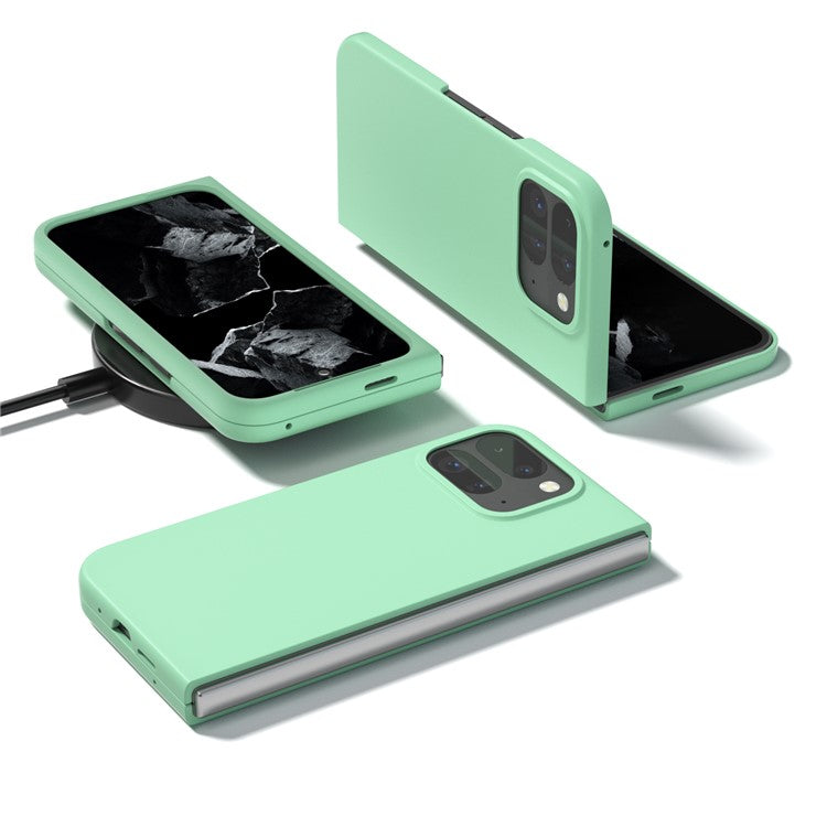 ABEEL For Google Pixel 9 Pro Fold 5G Case Hard PC Protective Phone Cover Skin Touch Feeling - Light Green