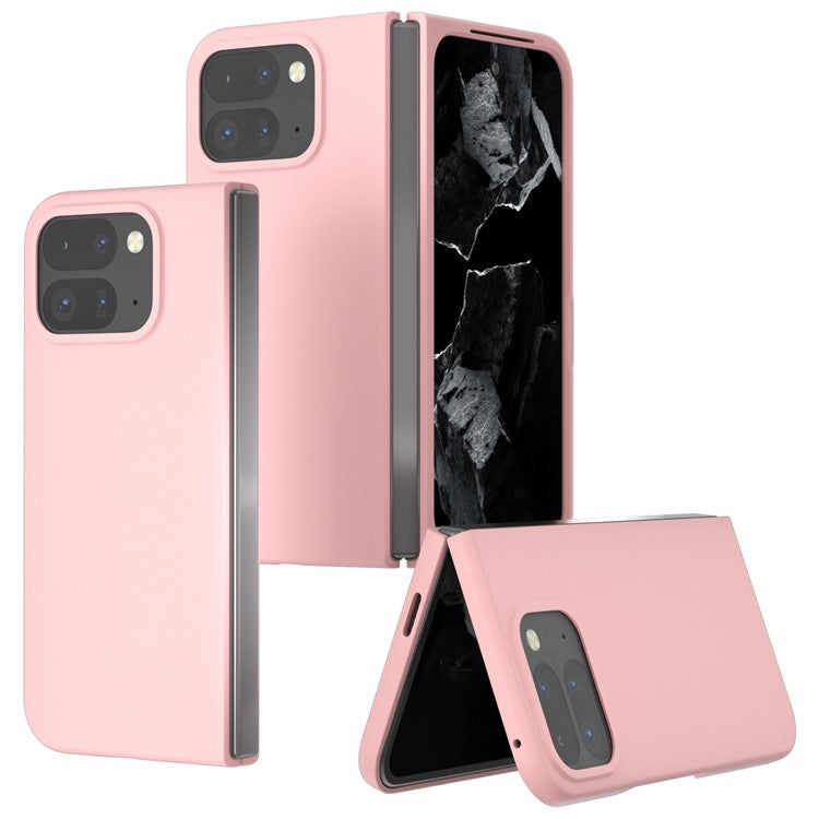 ABEEL For Google Pixel 9 Pro Fold 5G Case Hard PC Protective Phone Cover Skin Touch Feeling - Pink