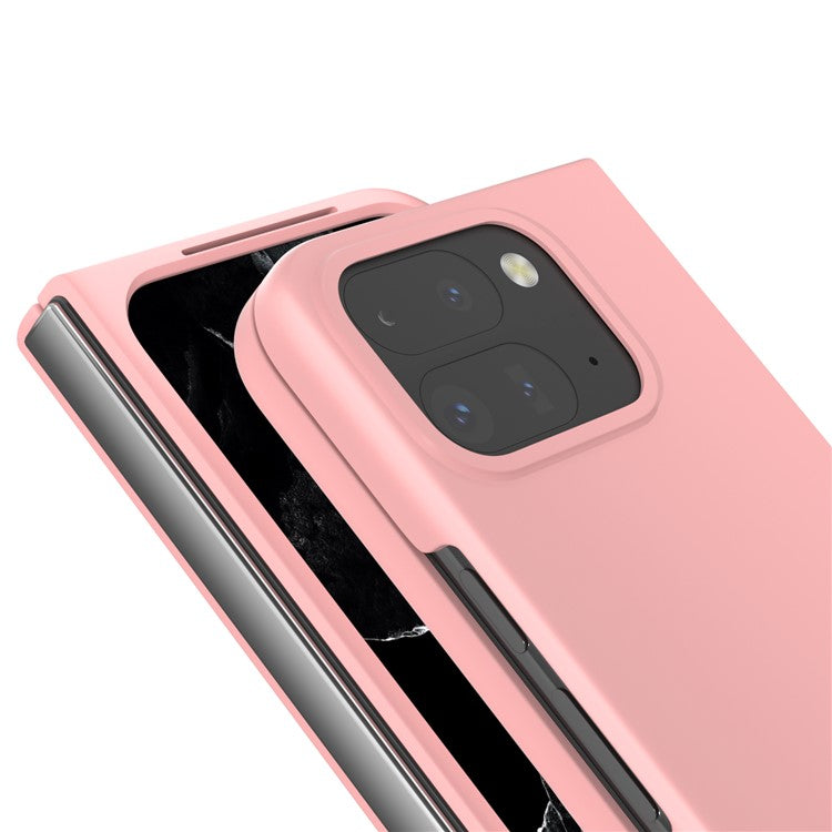 ABEEL For Google Pixel 9 Pro Fold 5G Case Hard PC Protective Phone Cover Skin Touch Feeling - Pink