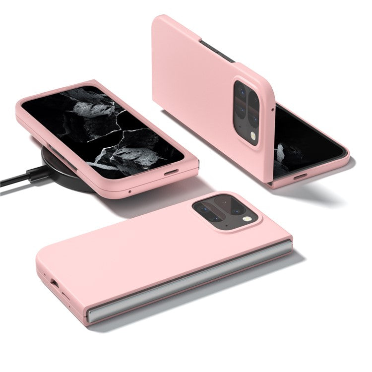 ABEEL For Google Pixel 9 Pro Fold 5G Case Hard PC Protective Phone Cover Skin Touch Feeling - Pink