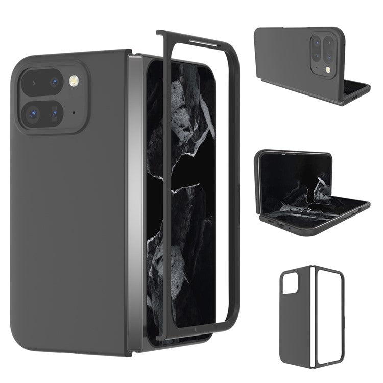 ABEEL For Google Pixel 9 Pro Fold 5G Case Hard PC Protective Phone Cover Skin Touch Feeling - Black