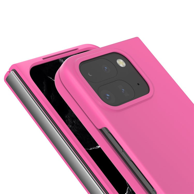 ABEEL For Google Pixel 9 Pro Fold 5G Case Hard PC Protective Phone Cover Skin Touch Feeling - Rose
