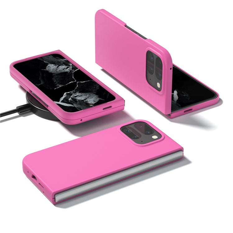 ABEEL For Google Pixel 9 Pro Fold 5G Case Hard PC Protective Phone Cover Skin Touch Feeling - Rose