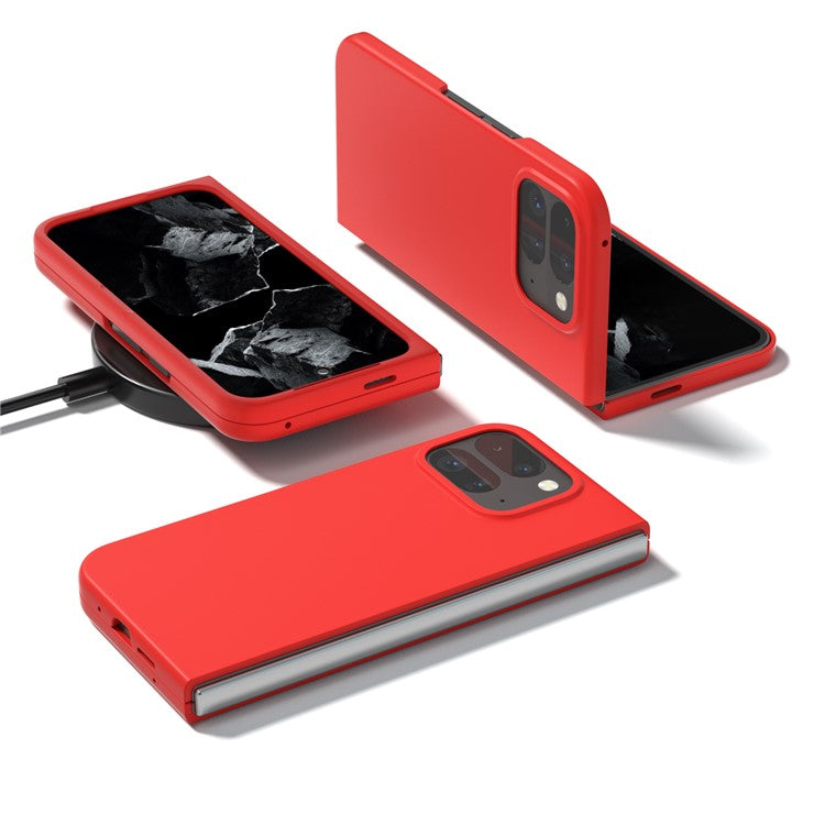 ABEEL For Google Pixel 9 Pro Fold 5G Case Hard PC Protective Phone Cover Skin Touch Feeling - Red