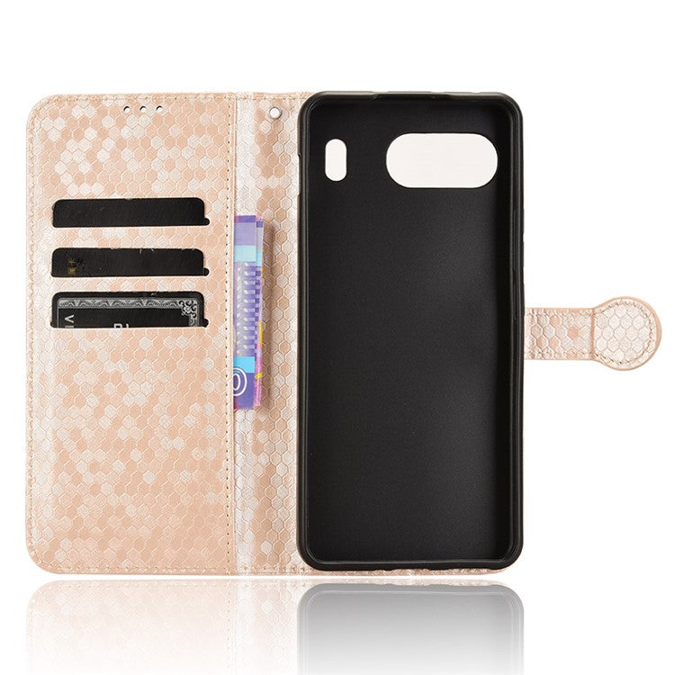 For OnePlus Nord 4 Wallet Case Dot Pattern Imprint PU Leather Phone Cover - Rose Gold