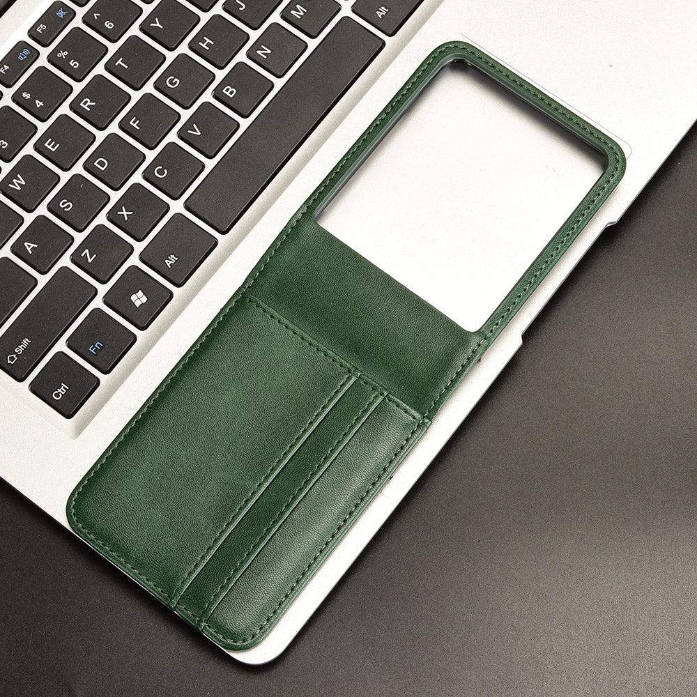For Motorola Razr 50 Ultra 5G Wallet Case Shockproof Leather Phone Cover - Green