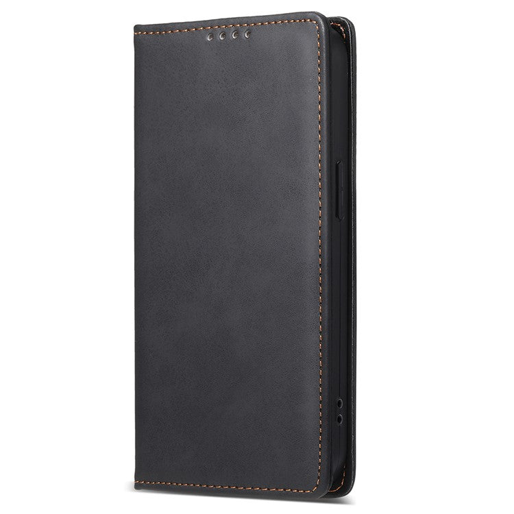 DF-05 For Samsung Galaxy M35 5G Wallet Case RFID Blocking PU Leather Phone Cover - Black