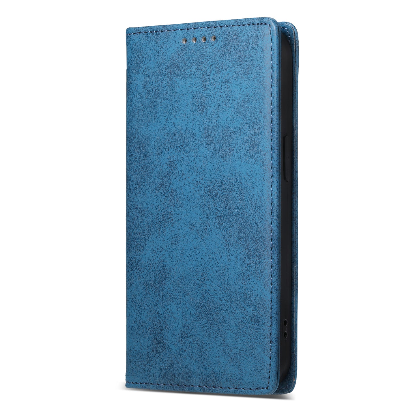 DF-05 For Samsung Galaxy A16 5G / A16 4G Wallet Case RFID Blocking PU Leather Phone Cover - Blue