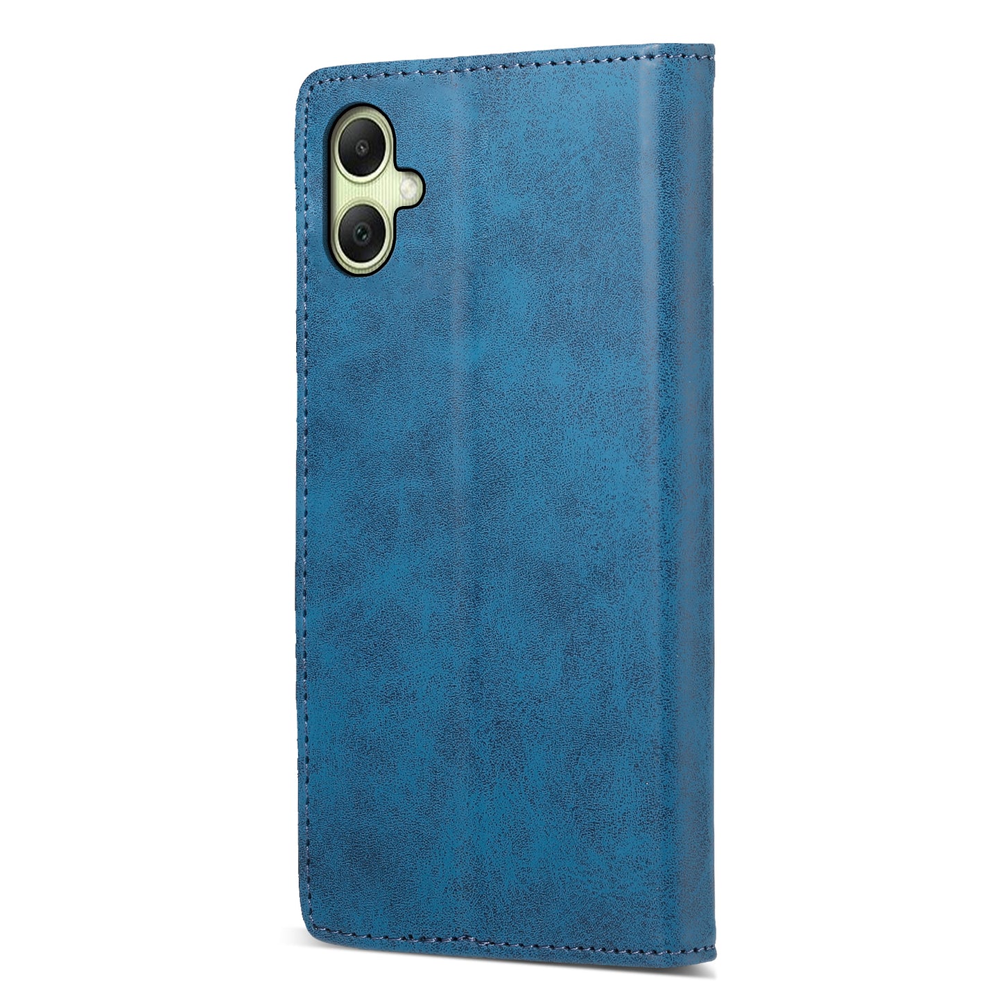 DF-05 For Samsung Galaxy A06 Wallet Case RFID Blocking PU Leather Phone Cover - Blue