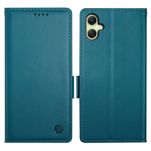 DF-010 For Samsung Galaxy A06 Stand Case PU Leather Wallet Phone Cover - Blue