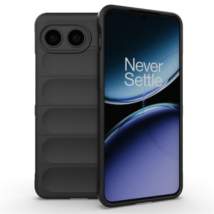 For OnePlus Nord 4 Case Anti-Drop Soft TPU Rugged Phone Back Cover - Black