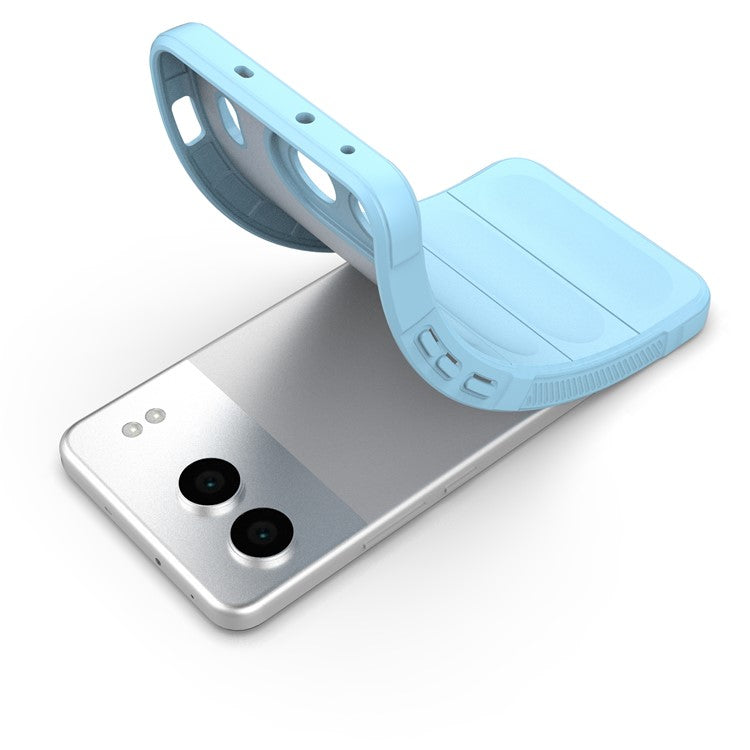 For OnePlus Nord 4 Case Anti-Drop Soft TPU Rugged Phone Back Cover - Baby Blue