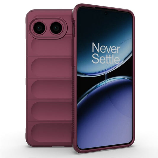 For OnePlus Nord 4 Case Anti-Drop Soft TPU Rugged Phone Back Cover - Wine Red