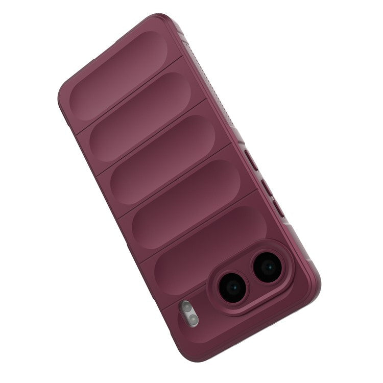 For OnePlus Nord 4 Case Anti-Drop Soft TPU Rugged Phone Back Cover - Wine Red