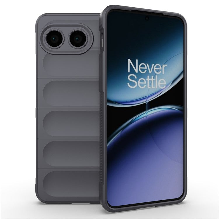 For OnePlus Nord 4 Case Anti-Drop Soft TPU Rugged Phone Back Cover - Dark Grey