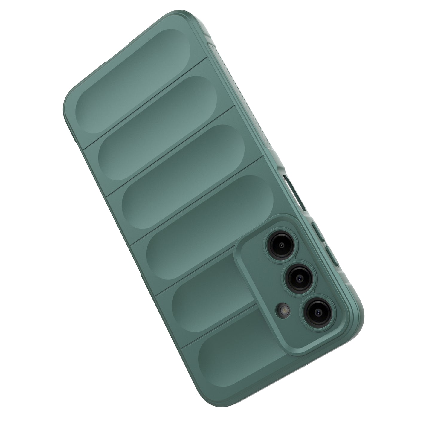 For Samsung Galaxy A16 5G / A16 4G Case Anti-Drop Soft TPU Rugged Phone Back Cover - Green