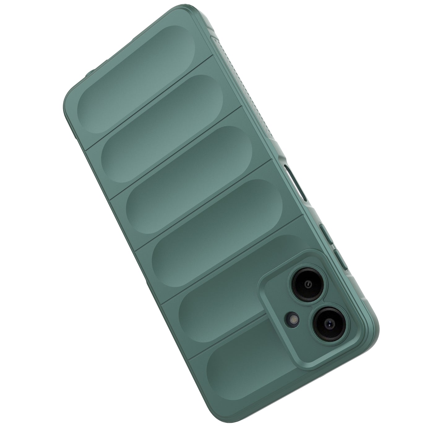 For Samsung Galaxy A06 Case Anti-Drop Soft TPU Rugged Phone Back Cover - Green