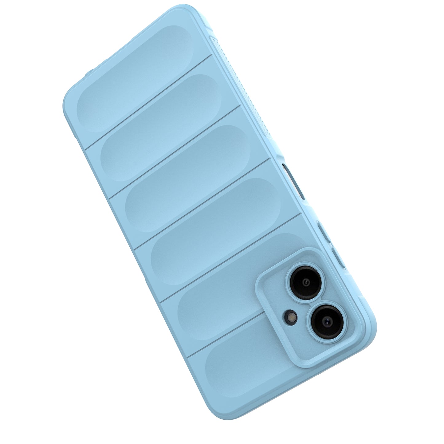 For Samsung Galaxy A06 Case Anti-Drop Soft TPU Rugged Phone Back Cover - Baby Blue