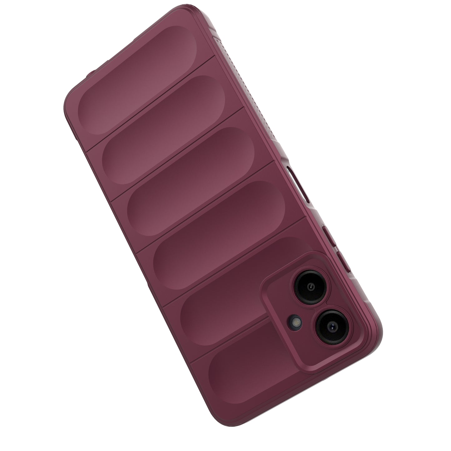 For Samsung Galaxy A06 Case Anti-Drop Soft TPU Rugged Phone Back Cover - Wine Red