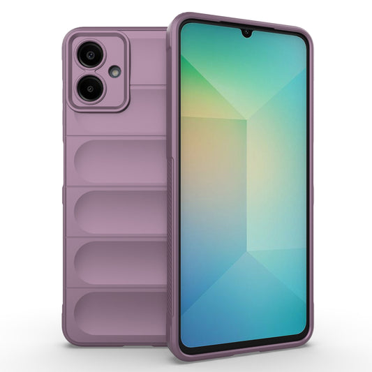 For Samsung Galaxy A06 Case Anti-Drop Soft TPU Rugged Phone Back Cover - Light Purple