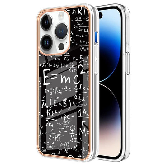 YB IMD Series-16 Style-E For iPhone 16 Pro TPU Case Pattern Printing Phone Back Cover - Equation