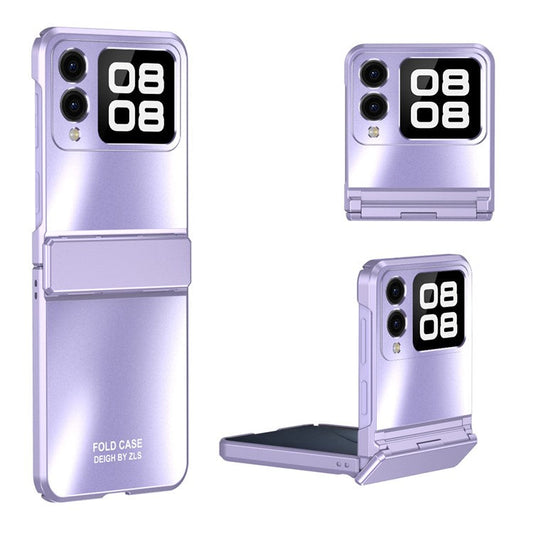 For Huawei nova Flip 5G Case Electroplating Hard PC Protective Phone Cover - Purple