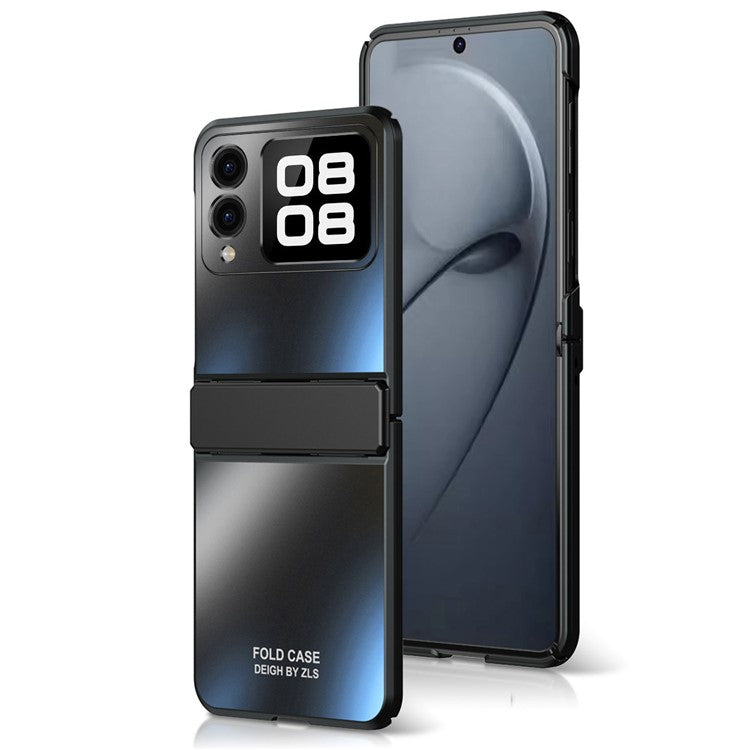 For Huawei nova Flip 5G Case Electroplating Hard PC Protective Phone Cover - Black