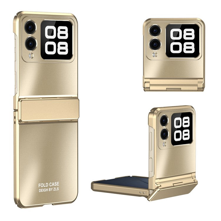 For Huawei nova Flip 5G Case Electroplating Hard PC Protective Phone Cover - Gold