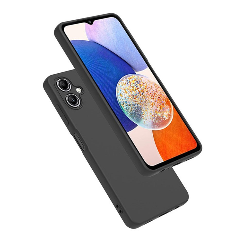 WANLONFENG MS Series for Samsung Galaxy A06 TPU Case Matte Cover with Screen Film (Big Lens Hole)