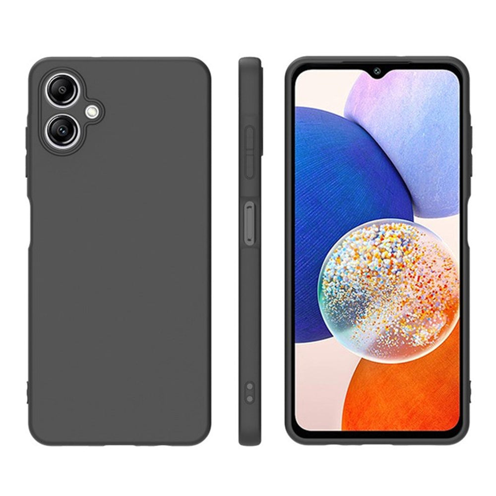 WANLONFENG MS Series for Samsung Galaxy A06 TPU Case Matte Cover with Screen Film (Big Lens Hole)