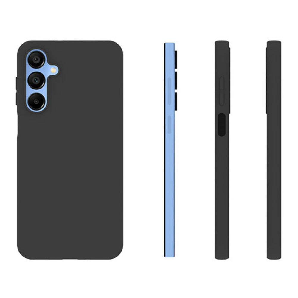 WANLONFENG MS Series for Samsung Galaxy A16 5G / A16 4G TPU Case Matte Cover with Screen Film (Big Lens Hole)