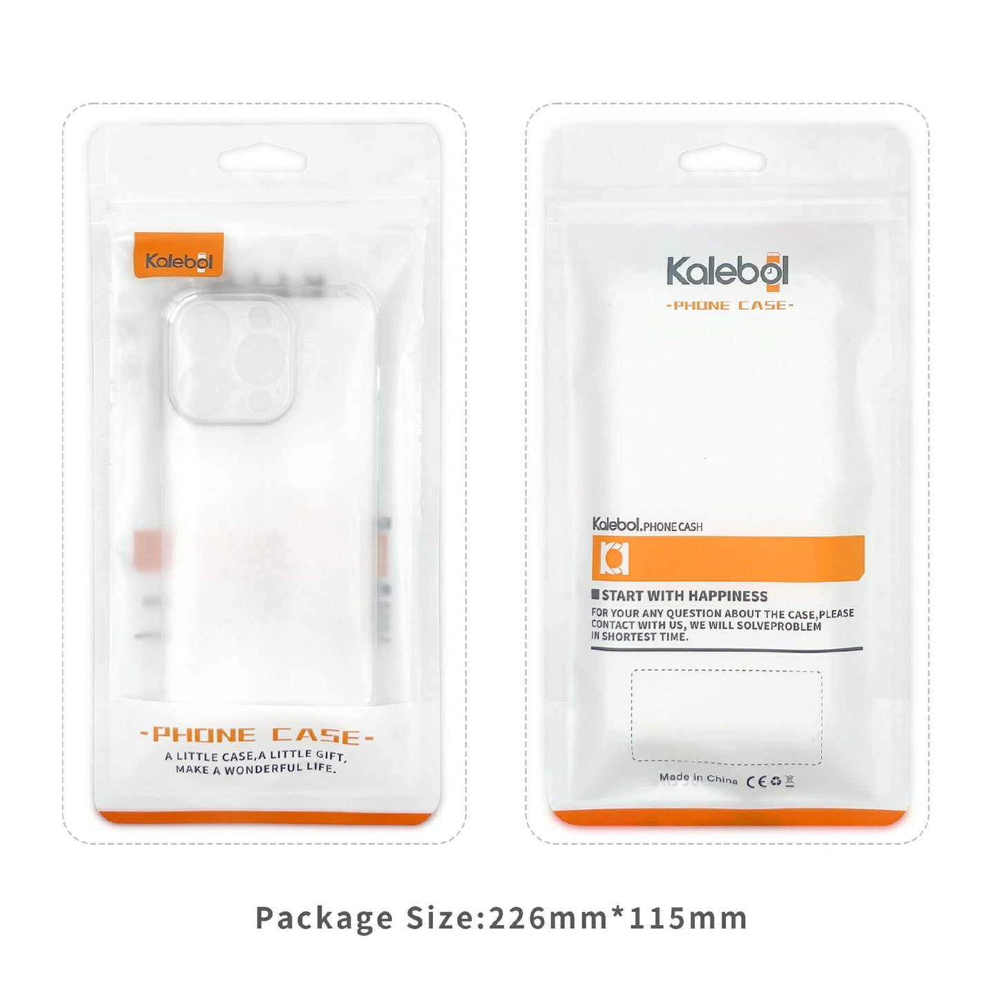 KALEBOL KLB-TPU001 For Samsung Galaxy A06 Case 1.5mm TPU Transparent Anti-Drop Phone Cover