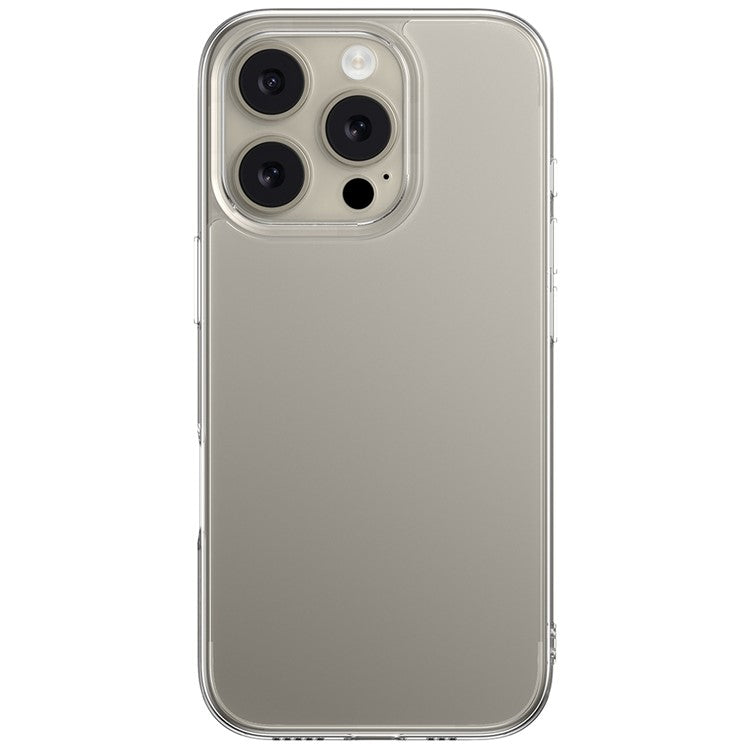 BASEUS Corning Series For iPhone 16 Pro Case Anti-Scratch Corning Glass+TPU Phone Cover - Transparent