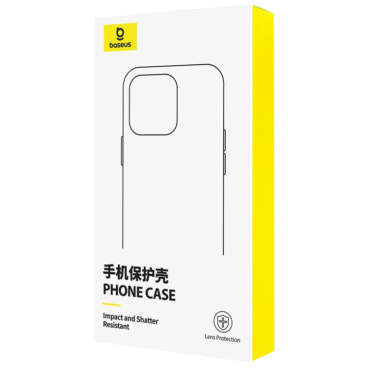 BASEUS Corning Series For iPhone 16 Pro Case Anti-Scratch Corning Glass+TPU Phone Cover - Transparent