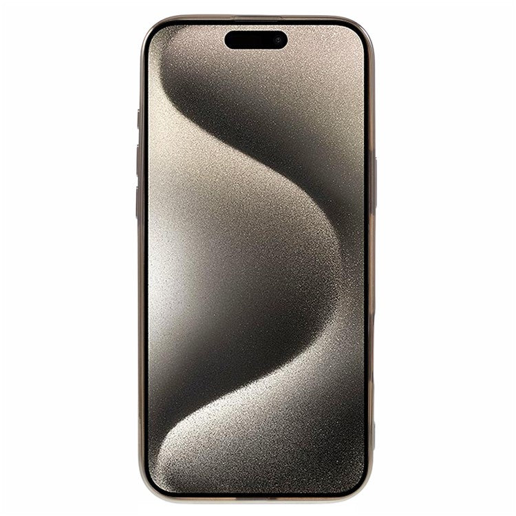 For iPhone 16 Pro Case 3D Bling Stars Electroplating TPU Clear Phone Case - Gold
