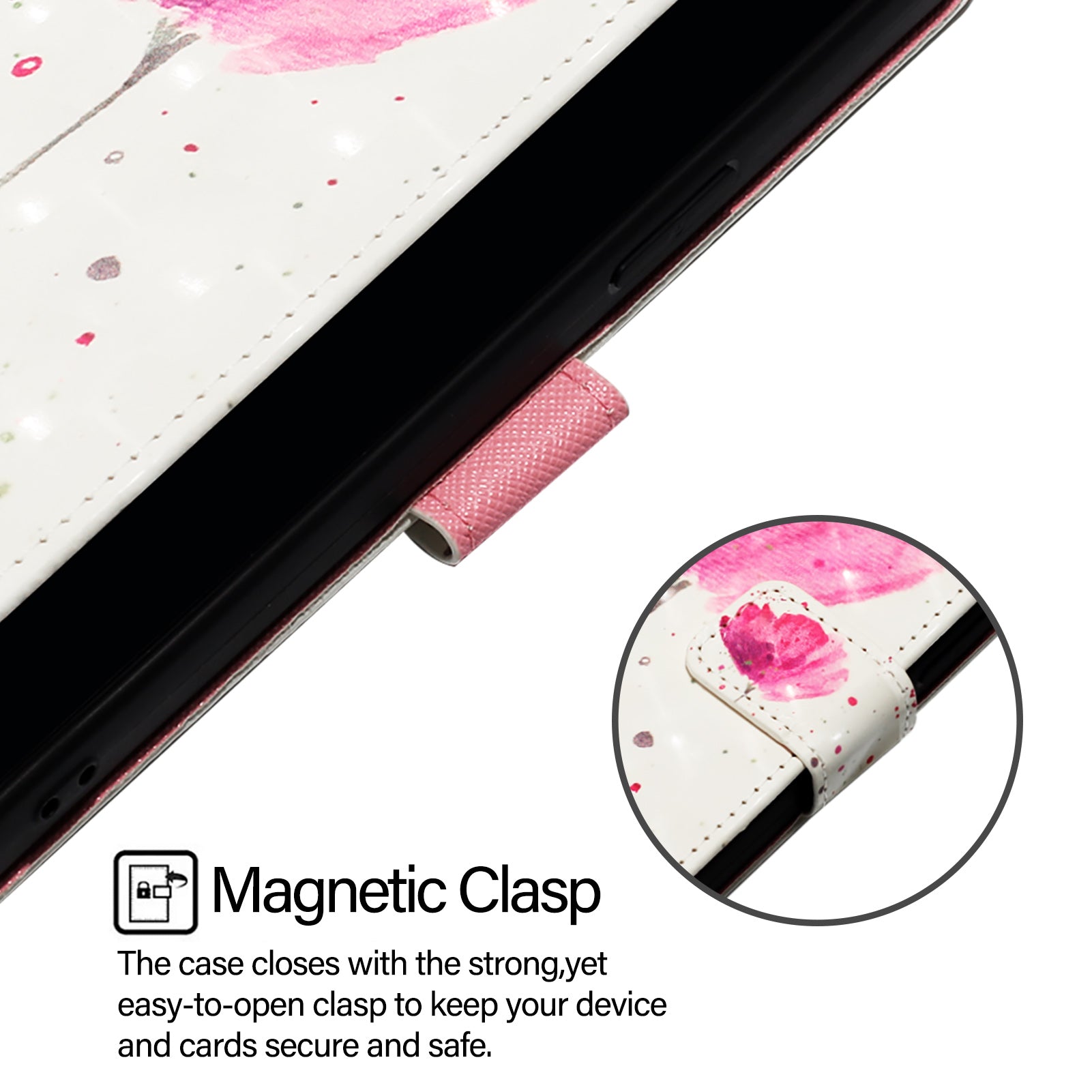 For Samsung Galaxy A16 5G / A16 4G Leather Case YB Pattern Printing Leather Series-2 Pattern Printing Wallet Stand Cover - Flower