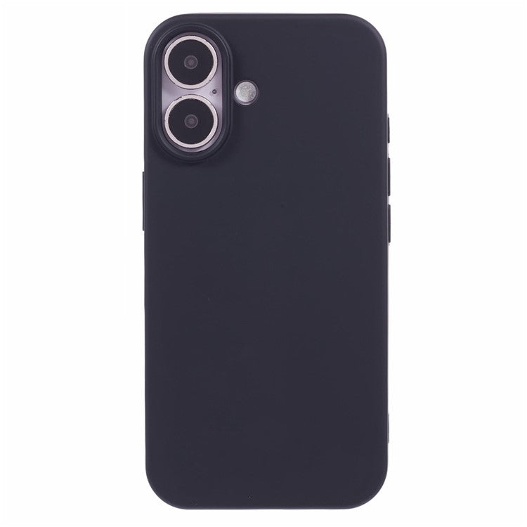 For iPhone 16 Case Arc Edge 2.0mm TPU Protective Phone Cover - Black
