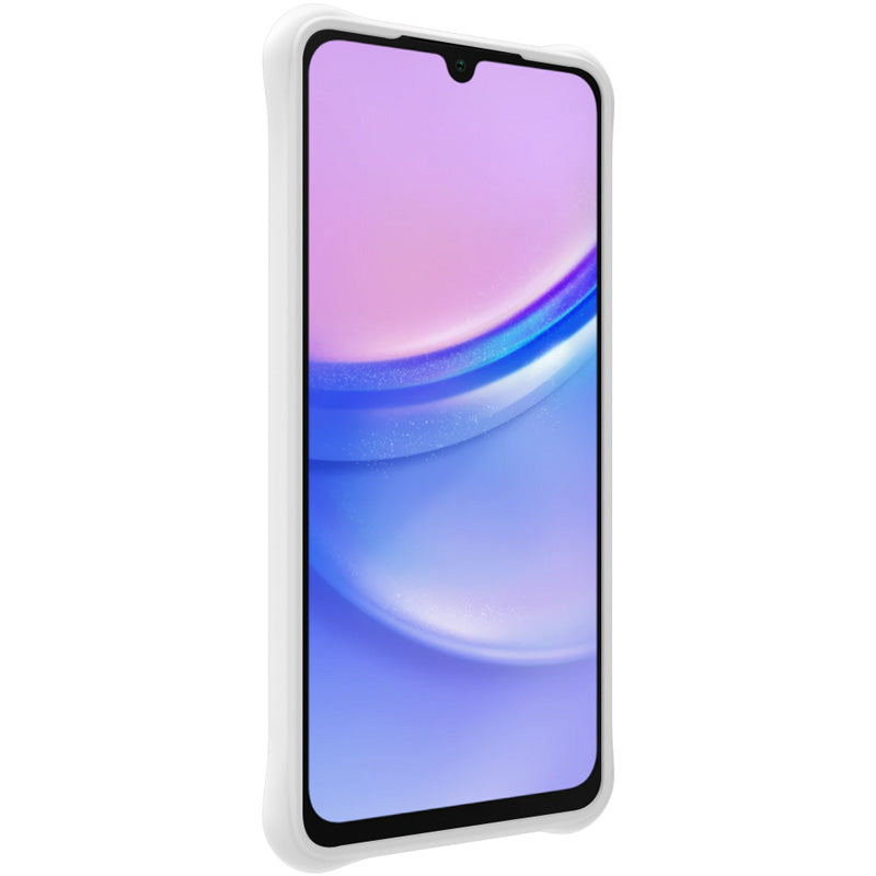 IMAK UC-6 Series for Samsung Galaxy A06 Case Water Drop Texture Anti-Skid Matte TPU Cover - Matte White