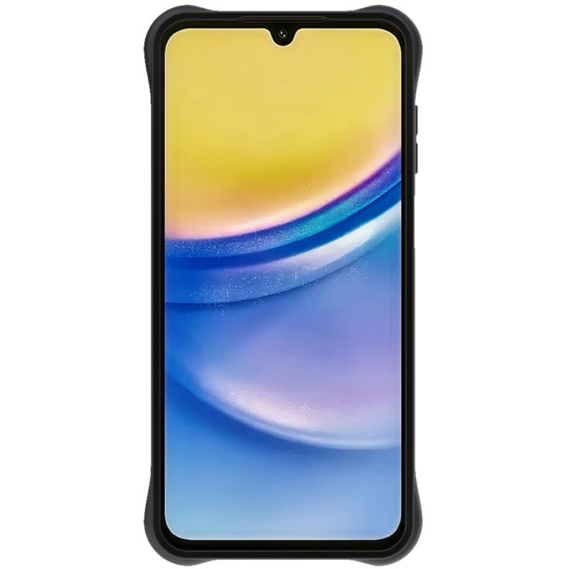 IMAK UC-6 Series for Samsung Galaxy A16 Case Water Drop Texture Anti-Skid Matte TPU Cover - Matte Black